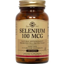 Solgar Selenium 100 Mg 100 Tablet