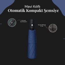 3E Grup Mavi Kılıflı Otomatik Kompakt Şemsiye