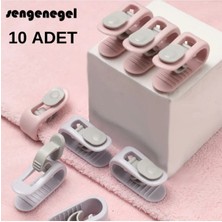 Pratik Kaydırmaz Yatak Düzenleyici Klips Seti 10'lu