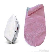 Pembe Ütü Masası Örtüsü ve Teflon Ütü Altlığı Takımı