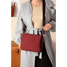 Just Polo Justpolo Kadın Bordo-Kahve Uzun Askılı Omuz ÇANTASI-BD6006