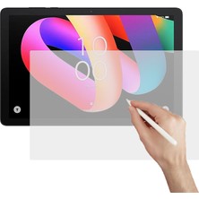 Microcase Tcl Tab 10L Gen 4 Tablet ile Uyumlu Tablet Paper Like Pencil Destekli Kağıt Hissi Veren Mat Ekran Koruyucu - AL3289