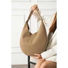 Valu Accessorize Kadın Çift Taraflı ( Süet / Deri ) Yavrulu Omuz ve Kol Çantası Ros