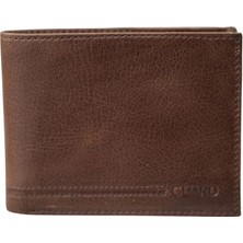 Guard Crazy Kahve Bozuk Para Bölmeli Deri Erkek Cüzdanı