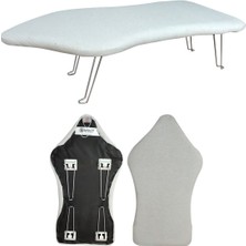 Gri Mini Ütü Masası, Şık ve Hafif Tasarım, Pratik Kullanım