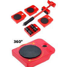 Pratik ve Güçlü Tekerlekli Mobilya Taşıma Kaydırma Krikolu