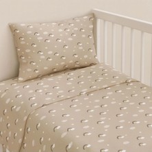 Jasmin Lüks Bebek Nevresim Takımı - Kahve Gökkuşağı