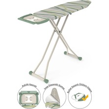 Yeşil Özel Dokuma Kumaşlı Ütü Masası, Şık ve Kullanışlı Design