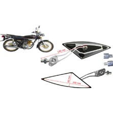 Arora Cg 100 Modifiye Sport Ayna Gri