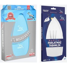 Mavi Ütü Altlığı ve Ütü Masası Kılıfı 50 x 135 cm Set