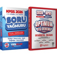 Yediiklim Yayınları 2026 Kpss Tüm Dersler Soru Yağmuru - Optimum 5 Deneme