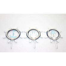 Ronanna Buğz Ahşap Marin Dümenli Askılık