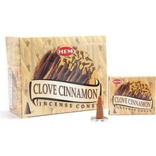 3E Grup Clove Cinnamon Aromalı Konik Tütsü