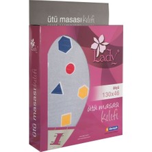 Pratik ve Şık Keçeli Ütü Masası Bezi 130X46 Cm, Koruyucu ve Dayanıklı