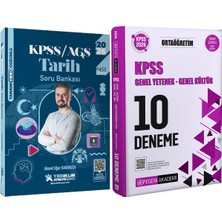 Yediiklim Yayınları 2026 Kpss Atölye Serisi Tarih Video Çözümlü Soru Bankası - 2026 Kpss Ortaöğretim Çözümlü 10 Deneme