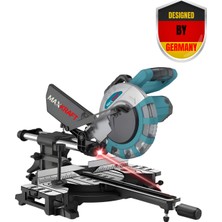 Maxkraft Profesyonel Alman Tasarımı Son Teknoloji Yeni Nesil 1700W  Lazerli Gönye Kesme Makinesi 8"