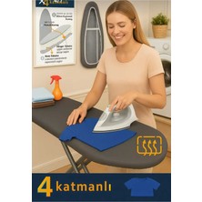 Yanmaz, Yapışmaz Ütü Masası Kılıfı, 50X140 Cm, Özel Keçeli Pamuk