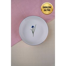 Tabak Evi Porselen Natura Iris Altın Yaldızlı Kase 17X5X4,50CM Tekli