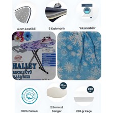 140X50 cm Lastikli Keçe Yıkanabilir Ütü Masası Bezi Kılıf Örtüsü