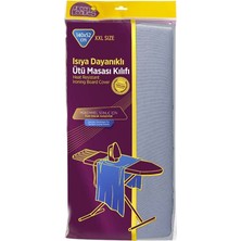 Isıya Dayanıklı Büyük Boy Ütü Masası Kılıfı 140X52, Lamine Özellikli