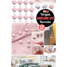 12 Adet Yatak Odanızı Şık Düzenleme Klips Seti