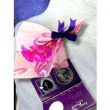 İnci Sepette Gerçek Istiridye Inci ve Gül Demeti Hediye Seti Hediye Paketli Notlu Karlı Mesajlı