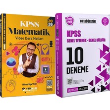 Yediiklim Yayınları 2026 Kpss Atölye Serisi Matematik Video Ders Notları - 2026 Kpss Ortaöğretim Çözümlü 10 Deneme