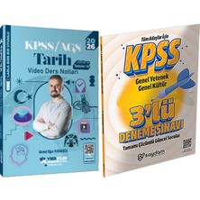 Yediiklim Yayınları 2026 Kpss Atölye Serisi Tarih Video Ders Notları - 3 Deneme