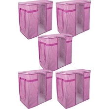 12 Adet Pencereli Hurç Mega Boy Çok Amaçlı Düzenleyici 40X40X75 cm 0256