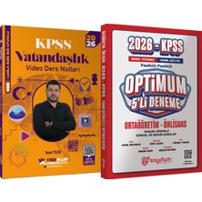 Yediiklim Yayınları 2026 Kpss Atölye Serisi Vatandaşlık Video Ders Notları - Optimum 5 Deneme