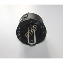 Rose Audı A6 (05-11) Q7 (07-) Far Anahtarı Krom Auto 4F1941531E