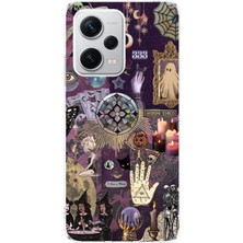 TechTree Redmi Note 12 Pro Plus Uyumlu Hallowen Cadılar Astroloji Tasarımlı Baskılı Silikon Kılıf
