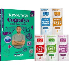 Yediiklim Yayınları 2026 Kpss Atölye Serisi Coğrafya Video Ders Notları - 5 Ders 31 Deneme