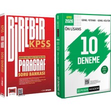 Yargı Yayınevi 2026 Kpss Birebir Serisi Paragraf Soru Bankası - 2026 Kpss Ön Lisans Çözümlü 10 Deneme