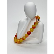 Gemsartdeco Raınbow Akik Doğaltaş Bileklik