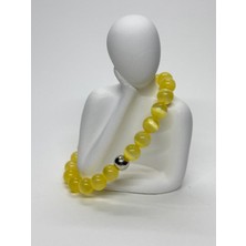 Gemsartdeco Sarı Selenit Doğaltaş Bileklik