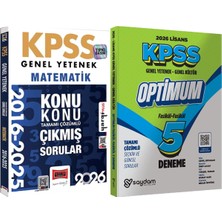 Yargı Yayınevi 2026 Kpss Matematik 2016-2026 Konu Konu Çıkmış Sorular - Lisans Optimum 5 Deneme