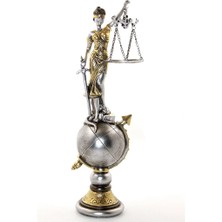 3E Grup Polyester Dünya Küre Üzerinde Adalet Biblosu Model 1