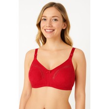 En Moda İç Giyim Toparlayıcı Sütyen Süngersiz Balensiz Dikişsiz Dantelli Rahat Konforlu Günlük Sütyen Rengi