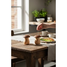 Set, 2'li Mantar Tuzluk ve Biberlik, Şık ve Kullanışlı Tasarım
