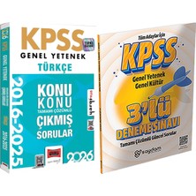 Yargı Yayınevi 2026 Kpss Türkçe 2016-2026 Konu Konu Çıkmış Sorular - 3 Deneme