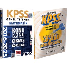 Yargı Yayınevi 2026 Kpss Matematik 2016-2026 Konu Konu Çıkmış Sorular - 3 Deneme