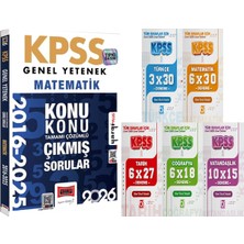 Yargı Yayınevi 2026 Kpss Matematik 2016-2026 Konu Konu Çıkmış Sorular - 5 Ders 31 Deneme