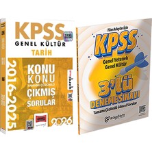 Yargı Yayınevi 2026 Kpss Tarih 2016-2026 Konu Konu Çıkmış Sorular - 3 Deneme