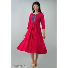 Hint Modam Hint Nakışlı Elbise