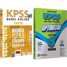 Yargı Yayınevi 2026 Kpss Tarih 2016-2026 Konu Konu Çıkmış Sorular - Lisans Optimum 5 Deneme