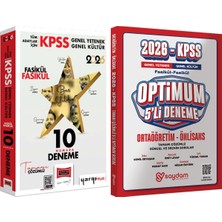 Yargı Yayınevi 2026 Kpss Fasikül Fasikül On Numara 5 Yıldız 10 Deneme - Optimum 5 Deneme