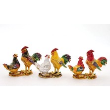 3E Grup Swarovski Taşlı 2'li Tavuk Model 1