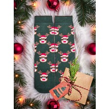 Diva Viva - Yılbaşı Temalı Unisex Çorap – Desenli Özel Tasarım (Hediye Paketli)