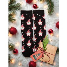 Diva Viva - Yılbaşı Temalı Unisex Çorap – Desenli Özel Tasarım (Hediye Paketli)